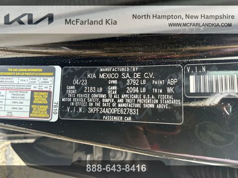 Used 2023 Kia Forte LXS w/ LXS Technology Package FWD image 17