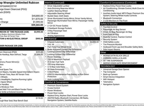 Used 2022 Jeep Wrangler Unlimited Rubicon w/ Xtreme Recon 35" Tire Package image 23