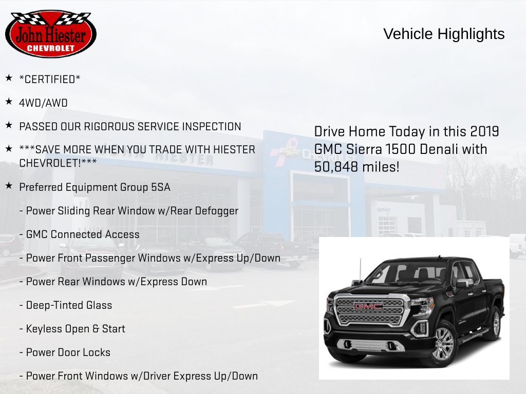 Used 2019 GMC Sierra 1500 Denali AWD/4WD image 3