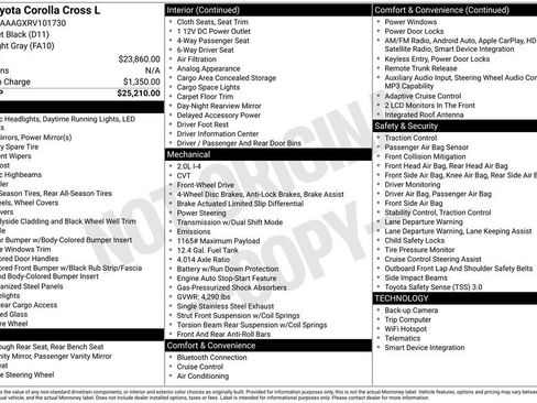 Certified 2024 Toyota Corolla Cross L FWD image 28