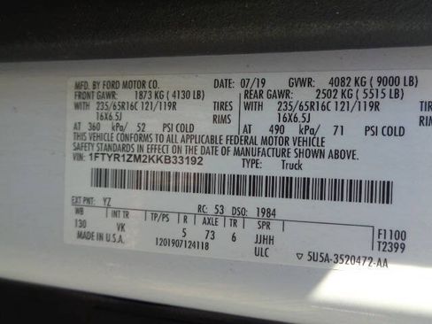 Used 2019 Ford Transit 250 130 Low Roof RWD image 26