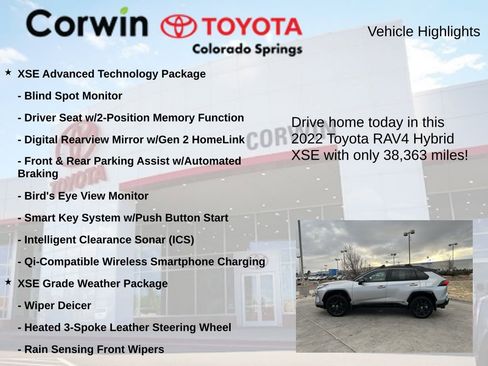 Used 2022 Toyota RAV4 XSE image 7