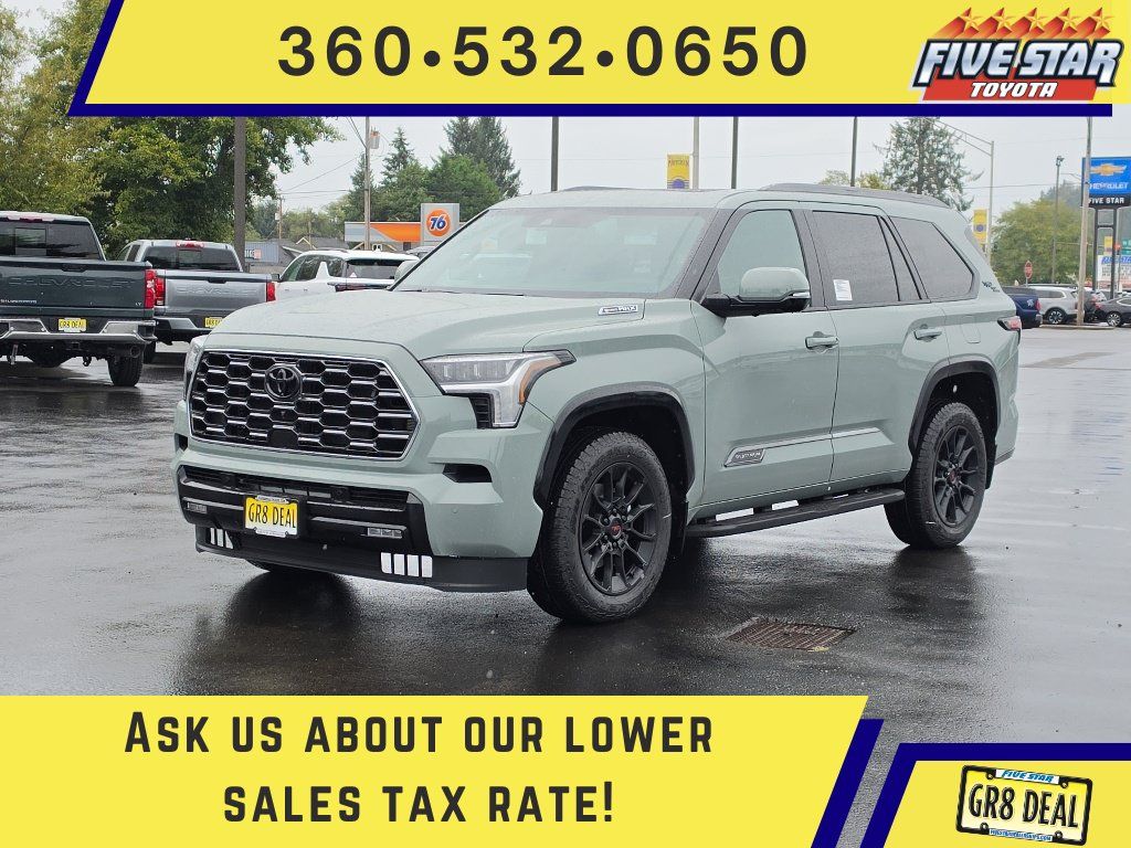 New 2026 Toyota Sequoia Platinum w/ TRD Off-Road Package AWD/4WD image 1