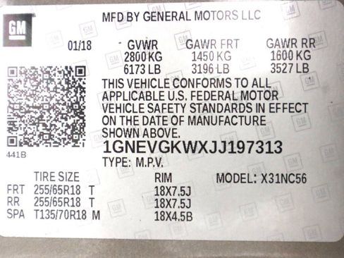 Used 2018 Chevrolet Traverse LT AWD/4WD image 44