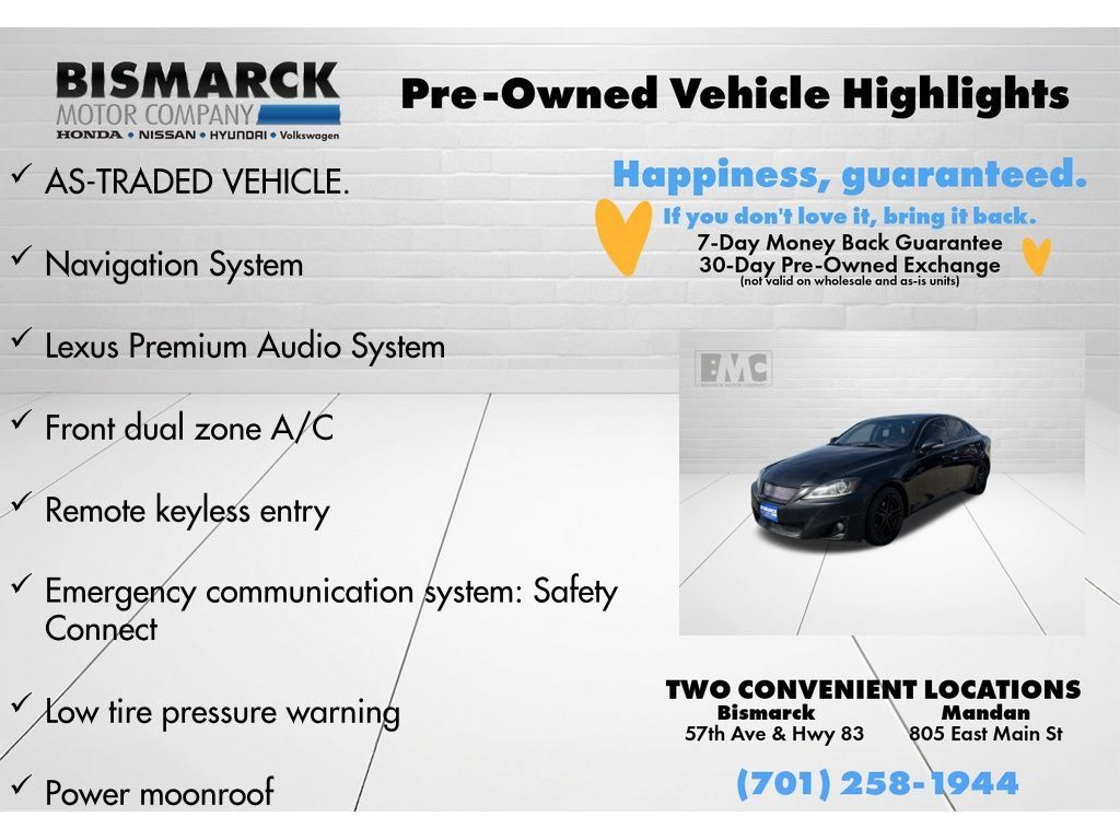 Used 2011 Lexus IS 250 AWD w/ Preferred Accessory Package image 5