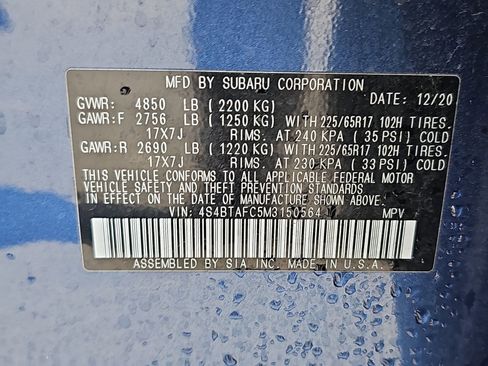 Used 2021 Subaru Outback Premium w/ Popular Package #1 image 16