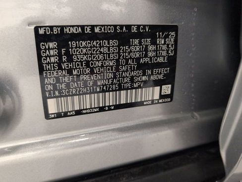 New 2026 Honda HR-V LX image 35