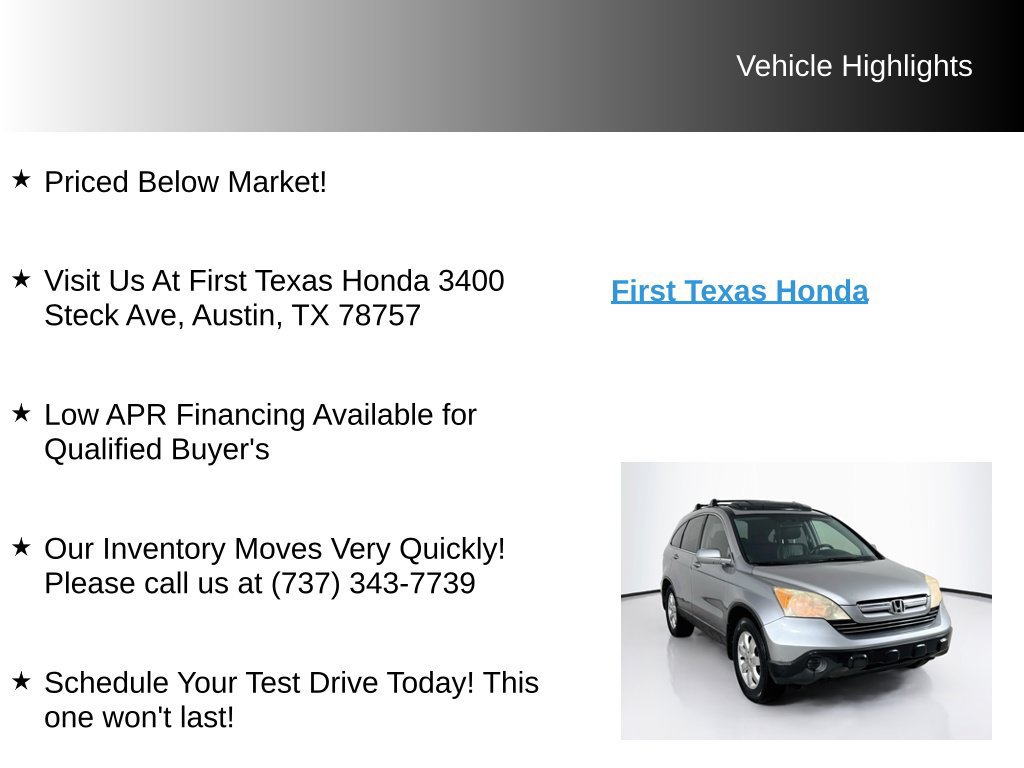Used 2007 Honda CR-V EX-L image 9