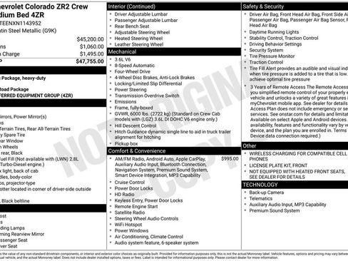 Used 2022 Chevrolet Colorado ZR2 AWD/4WD image 26