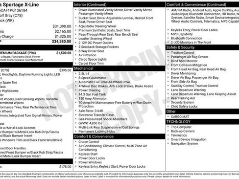 Used 2023 Kia Sportage X-Line w/ X-Line Premium Package AWD/4WD image 9