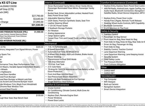 Used 2022 Kia K5 GT-Line w/ GT-Line Awd Premium Package image 3