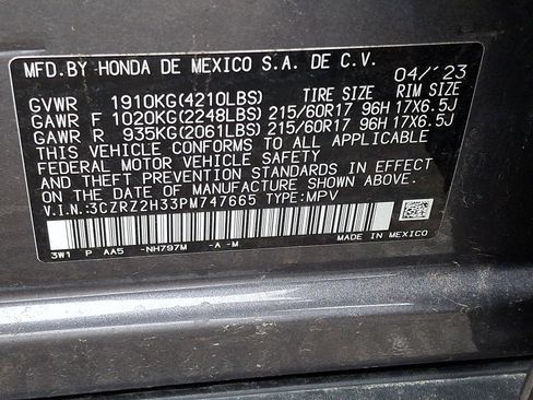 Certified 2023 Honda HR-V LX image 28