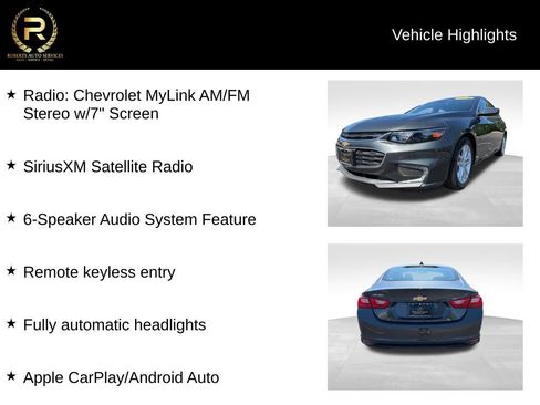 Used 2018 Chevrolet Malibu LT FWD image 9