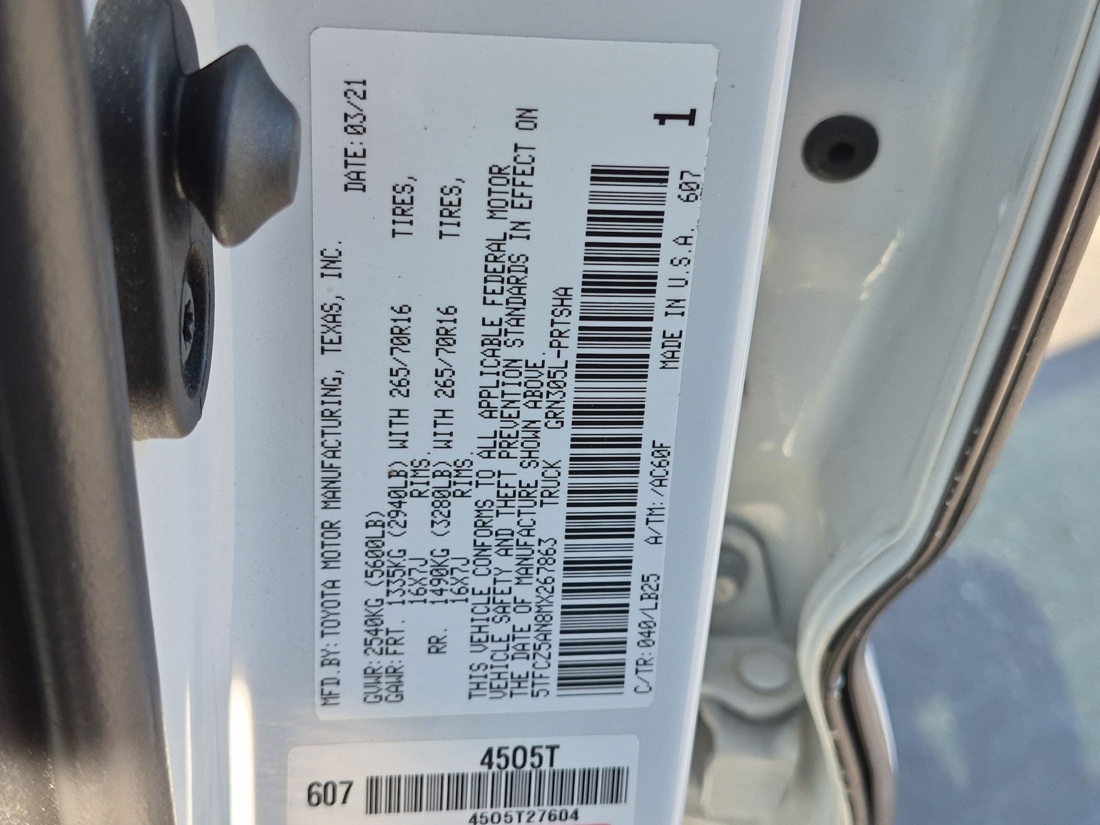 Used 2021 Toyota Tacoma TRD Pro AWD/4WD image 37
