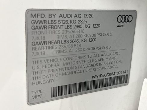 Used 2021 Audi Q3 2.0T Premium w/ Convenience Package AWD/4WD image 21