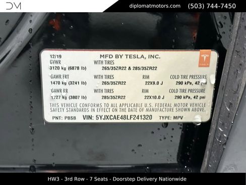 Used 2020 Tesla Model X Performance image 48