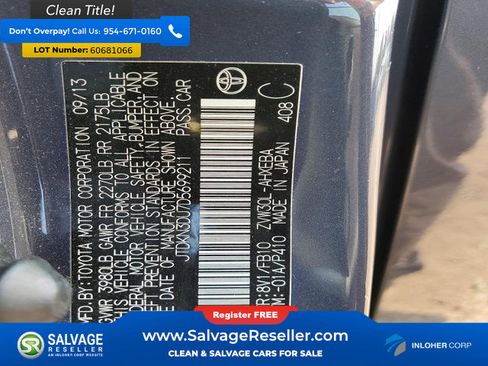 Used 2013 Toyota Prius Two FWD image 16