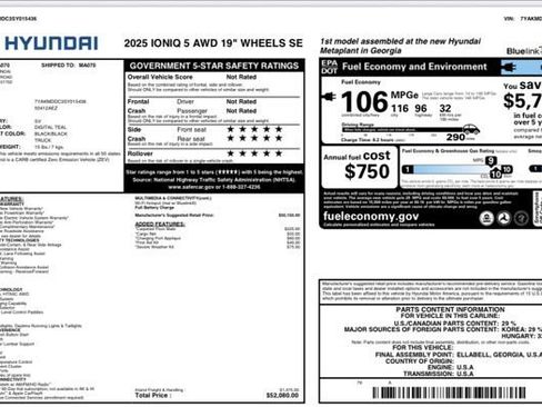 Used 2025 Hyundai Ioniq 5 SE image 20