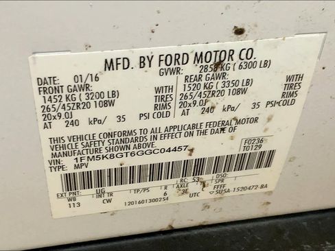 Used 2016 Ford Explorer Sport w/ Equipment Group 401A image 34