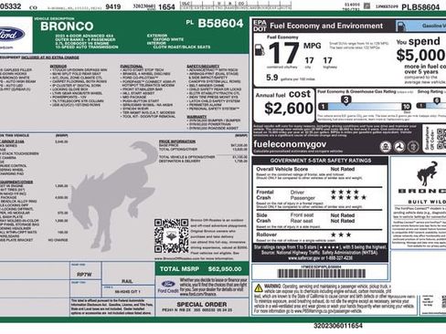 Certified 2023 Ford Bronco Outer Banks w/ Sasquatch Package image 6