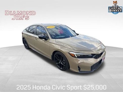 Used 2025 Honda Civic Sport image 1