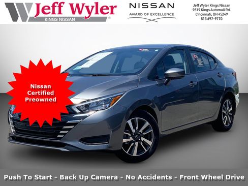 Certified 2025 Nissan Versa SV w/ Trunk Package FWD image 1