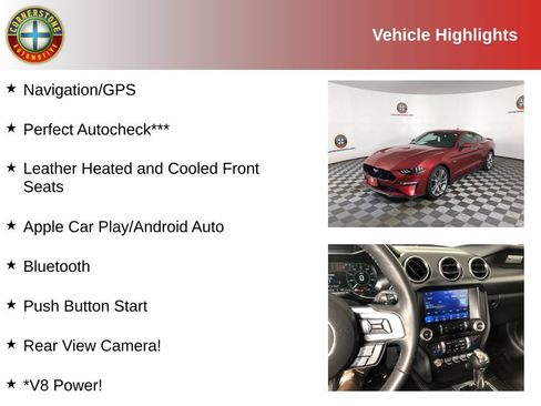Used 2021 Ford Mustang GT Premium w/ Equipment Group 401A RWD image 2