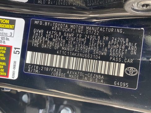 Used 2022 Toyota Camry LE FWD image 19