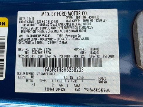 Used 2017 Ford Mustang Premium w/ Enhanced Security Package image 23