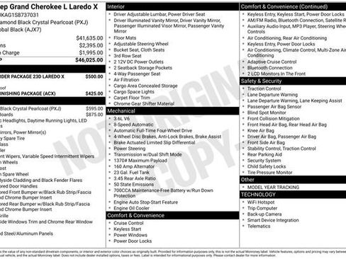 New 2025 Jeep Grand Cherokee L Laredo AWD/4WD image 27