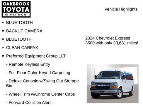 Used 2024 Chevrolet Express 3500 LT w/ LT Preferred Equipment Group RWD image 5