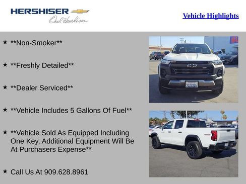 Used 2024 Chevrolet Colorado Trail Boss w/ Advanced Trailering Package AWD/4WD image 2