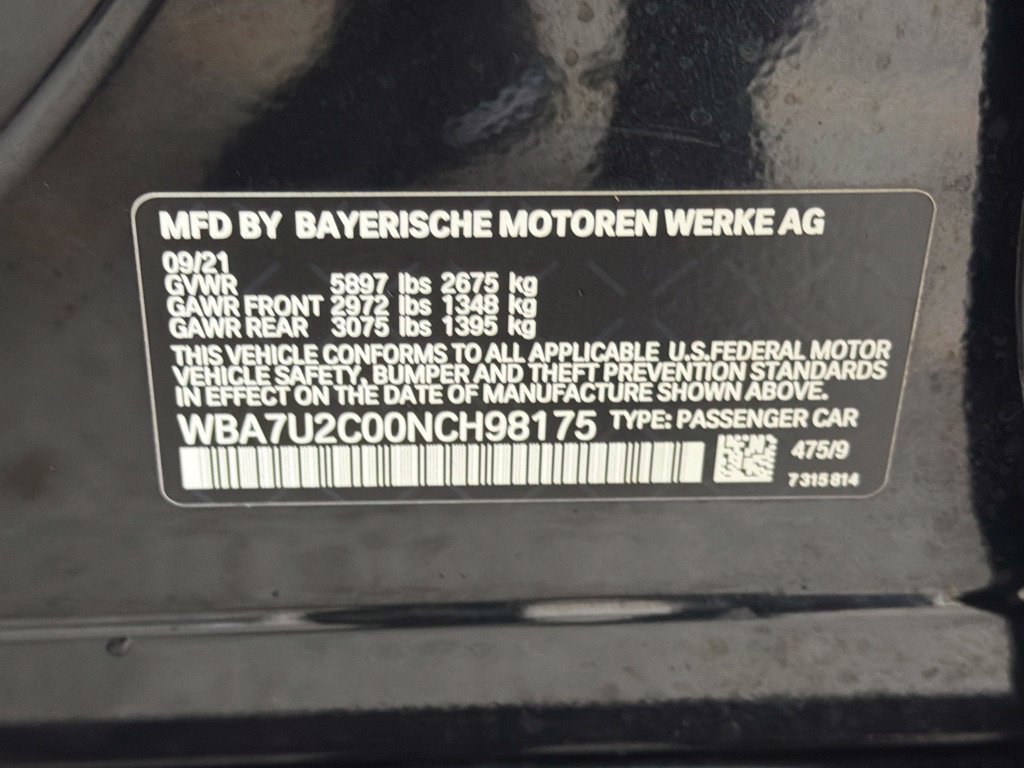 Used 2022 BMW 750i xDrive w/ Luxury Rear Seating Package AWD/4WD image 49