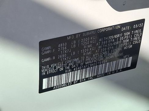 Used 2022 Subaru Outback Premium image 26