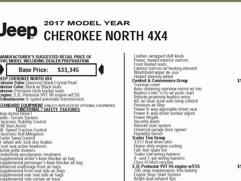 Used 2017 Jeep Cherokee Latitude w/ Comfort & Convenience Group image 3