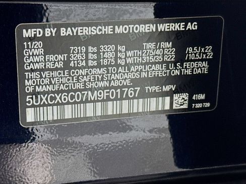 Used 2021 BMW X7 M50i w/ Dynamic Handling Package AWD/4WD image 34