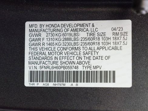 Used 2023 Honda Odyssey EX-L image 57