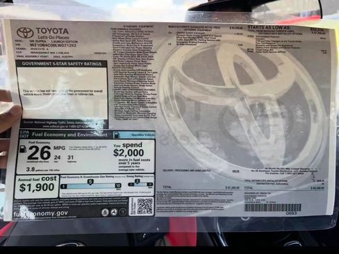 Used 2020 Toyota Supra Launch Edition w/ Driver Assist Package image 12