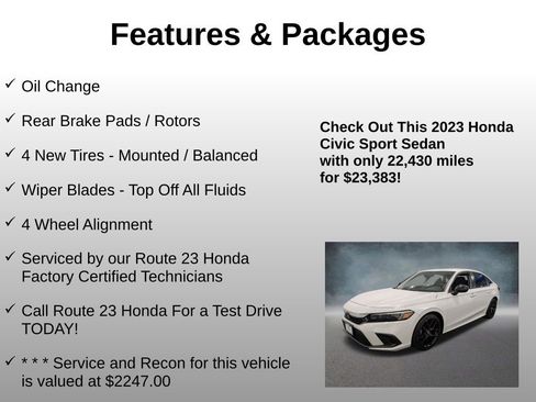 Certified 2023 Honda Civic Sport image 4