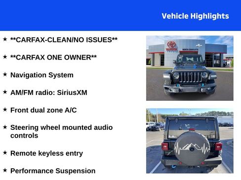 Used 2023 Jeep Wrangler Unlimited Rubicon 4xe w/ Steel Bumper Group image 4