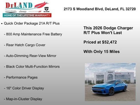 New 2026 Dodge Charger R/T AWD/4WD image 6