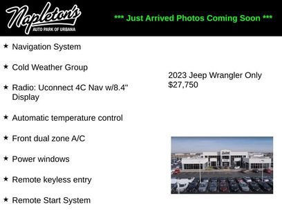 Used 2023 Jeep Wrangler Unlimited Sahara w/ Cold Weather Group