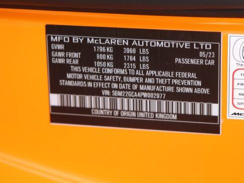 Used 2023 McLaren GT RWD image 22