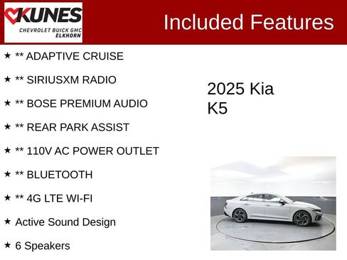 Used 2025 Kia K5 GT-Line w/ GT-Line Premium Package AWD/4WD image 3