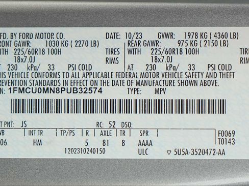 Used 2023 Ford Escape ST-Line w/ Tech Pack #1 FWD image 30