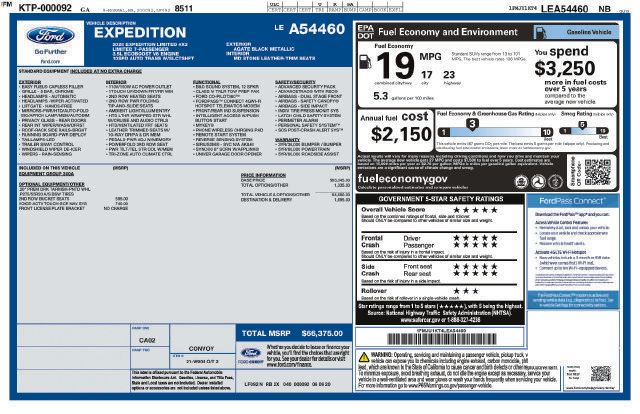 Certified 2020 Ford Expedition Limited RWD image 6