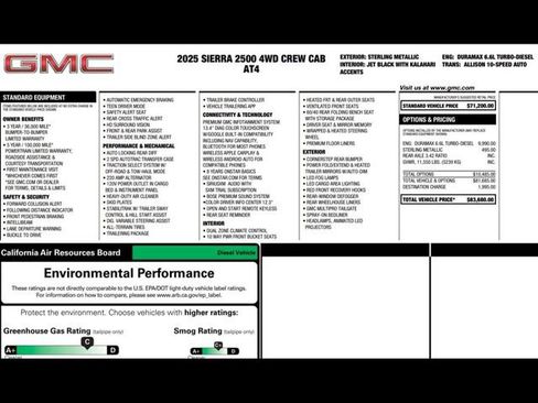 Used 2025 GMC Sierra 2500 AT4 AWD/4WD image 3