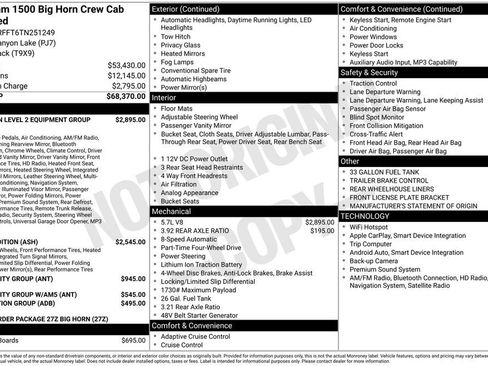 Used 2026 RAM 1500 Big Horn AWD/4WD image 10