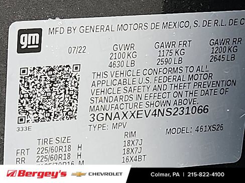 Certified 2022 Chevrolet Equinox Premier image 32