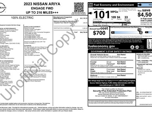 Used 2023 Nissan Ariya FWD image 3